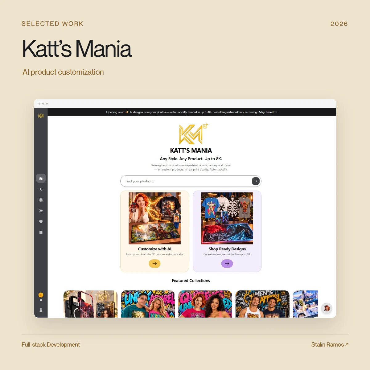Katt’s Mania — AI product customization