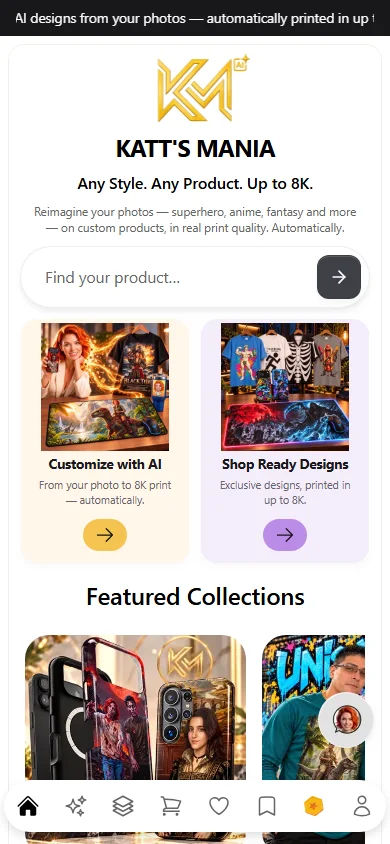 Katt’s Mania — mobile website