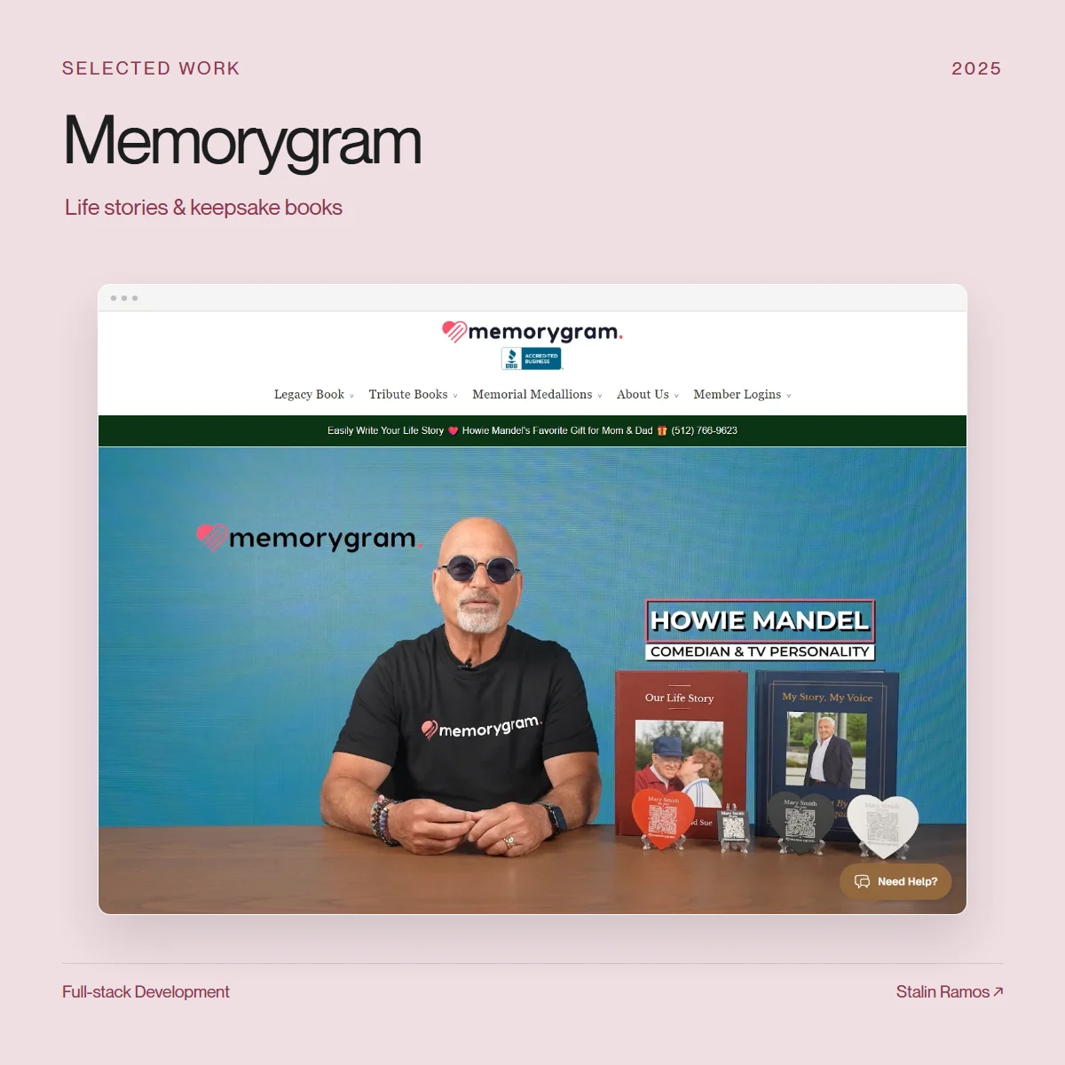Memorygram — Life stories & keepsake books
